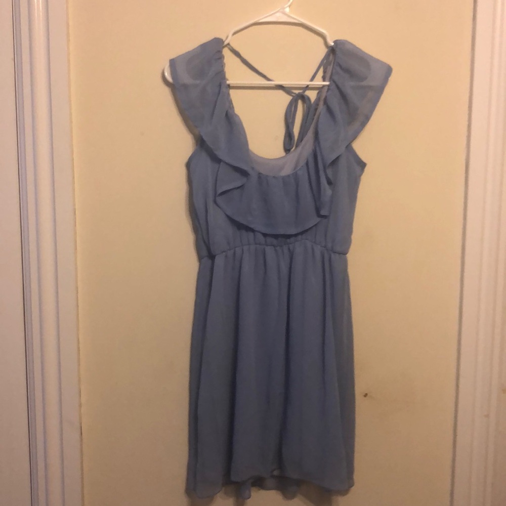 Blue dress
